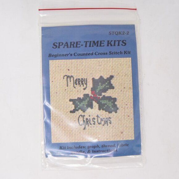 Spare Time Kits Christmas Cross Stitch Wizzers Sam Snowman Vintage Lot New DIY - Picture 5 of 8